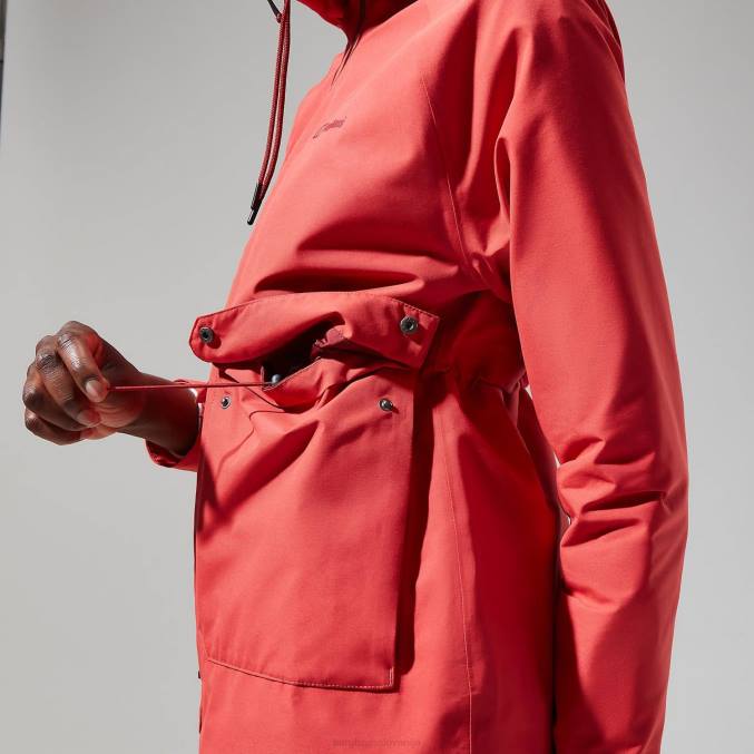 Berghaus ženske visok suknjič 6JTH319 oblačila rdeča