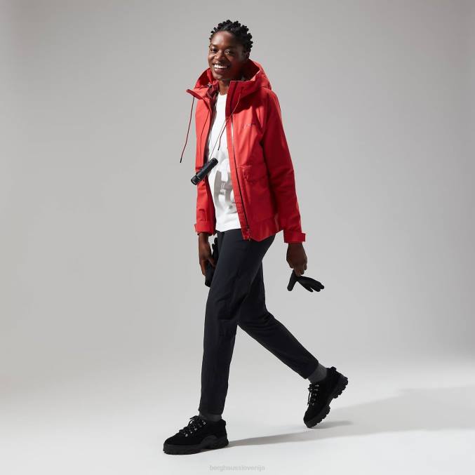 Berghaus ženske visok suknjič 6JTH319 oblačila rdeča