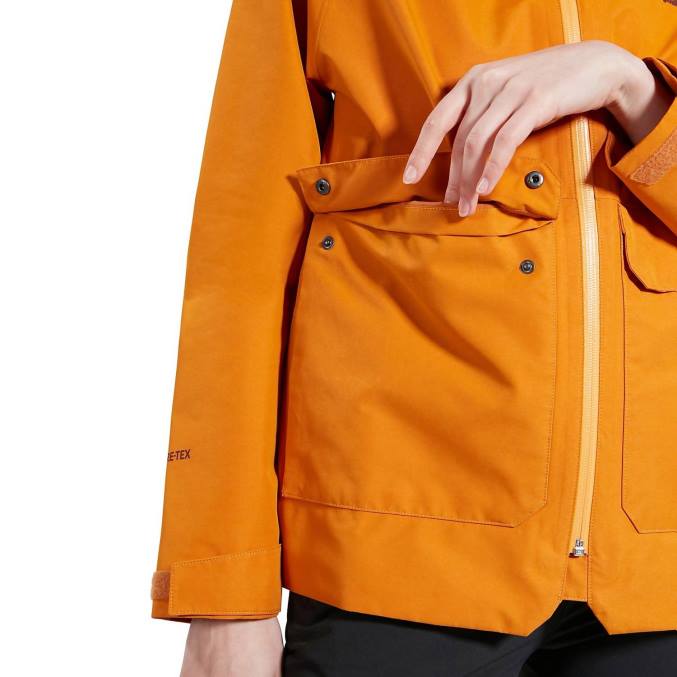 Berghaus ženske vodoodporna jakna z visoko višino 6JTH317 oblačila rumena