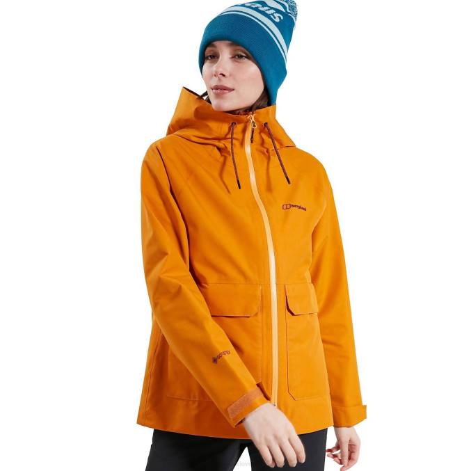 Berghaus ženske vodoodporna jakna z visoko višino 6JTH317 oblačila rumena