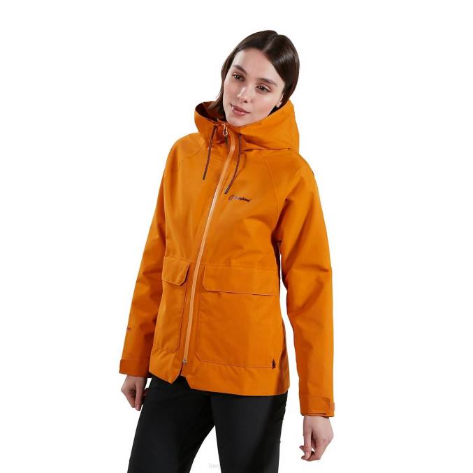 Berghaus ženske vodoodporna jakna z visoko višino 6JTH317 oblačila rumena