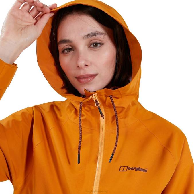 Berghaus ženske vodoodporna jakna z visoko višino 6JTH317 oblačila rumena
