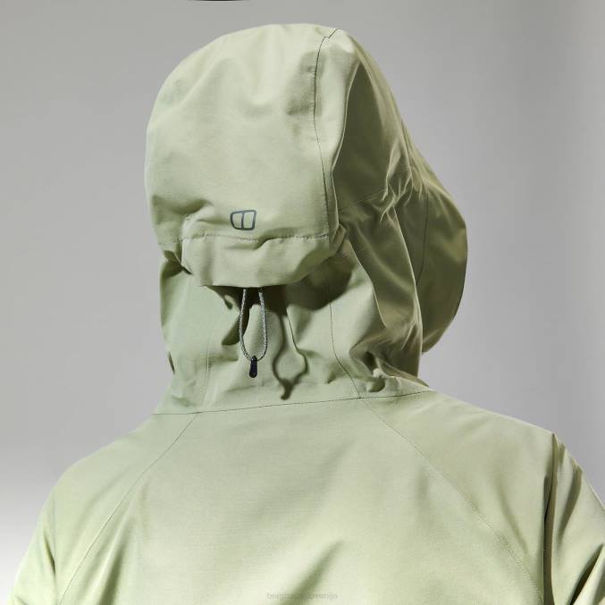 Berghaus ženske vodoodporna jakna z visoko višino 6JTH318 oblačila zelena