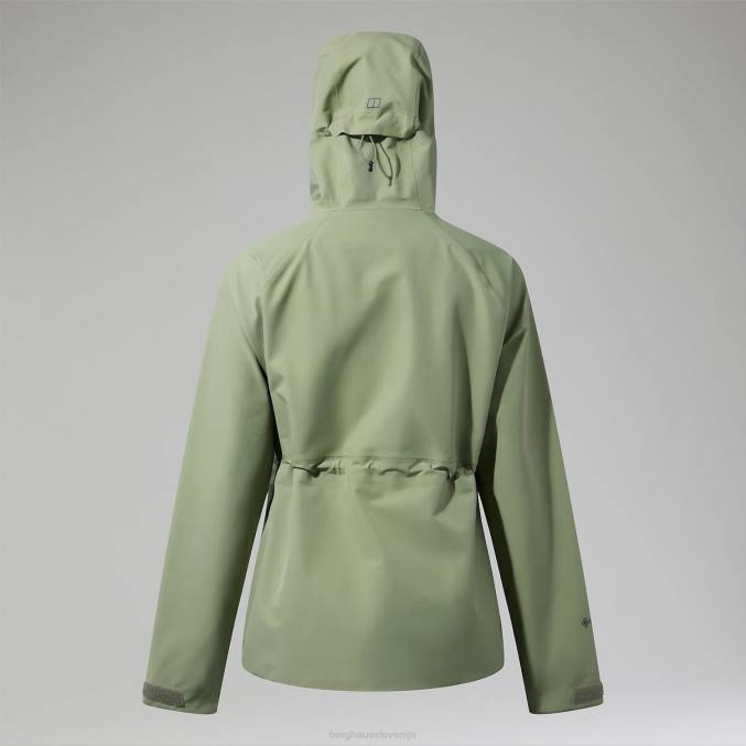 Berghaus ženske vodoodporna jakna z visoko višino 6JTH318 oblačila zelena