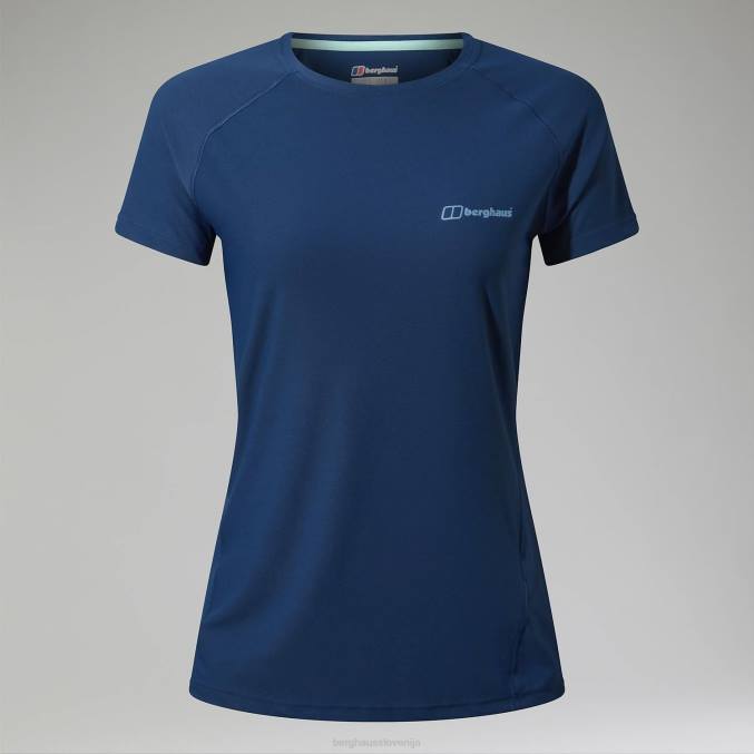 Berghaus ženske 24/7 tech tee super stretch ekipa 6JTH506 oblačila temno modra