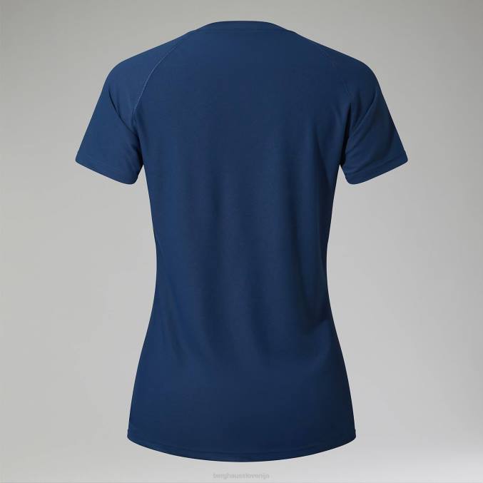 Berghaus ženske 24/7 tech tee super stretch ekipa 6JTH506 oblačila temno modra