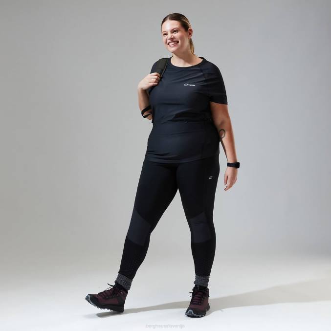 Berghaus ženske 24/7 tech tee super stretch ekipa 6JTH507 oblačila Črna