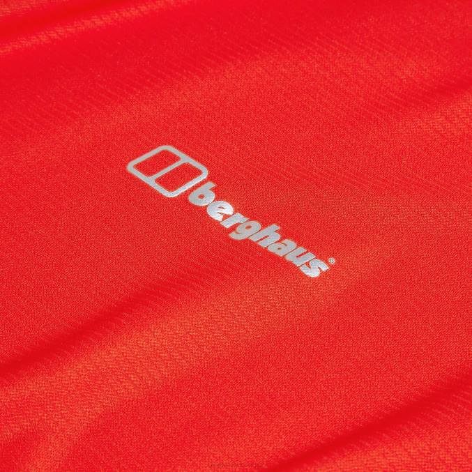 Berghaus ženske 24/7 tehnična super raztegljiva majica s kratkimi rokavi 6JTH508 oblačila oranžna
