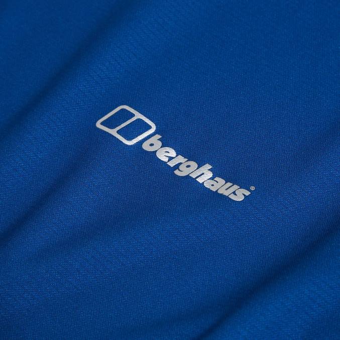 Berghaus ženske 24/7 tehnična super raztegljiva majica s kratkimi rokavi 6JTH509 oblačila modra