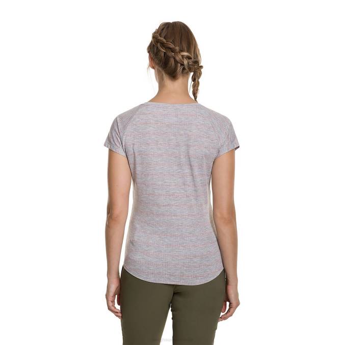 Berghaus ženske explorer optic tech tee 6JTH527 oblačila siva/rdeča
