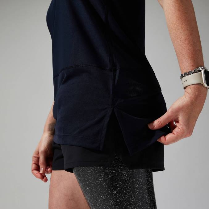 Berghaus ženske nesna baselayer jopič 6JTH523 oblačila temno modra