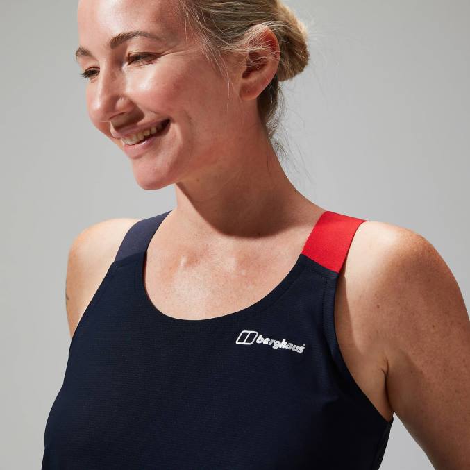 Berghaus ženske nesna baselayer jopič 6JTH523 oblačila temno modra