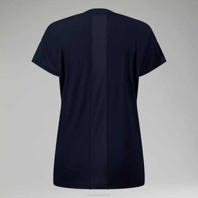 Berghaus ženske nesna podloga s kratkimi rokavi 6JTH516 oblačila mornarica