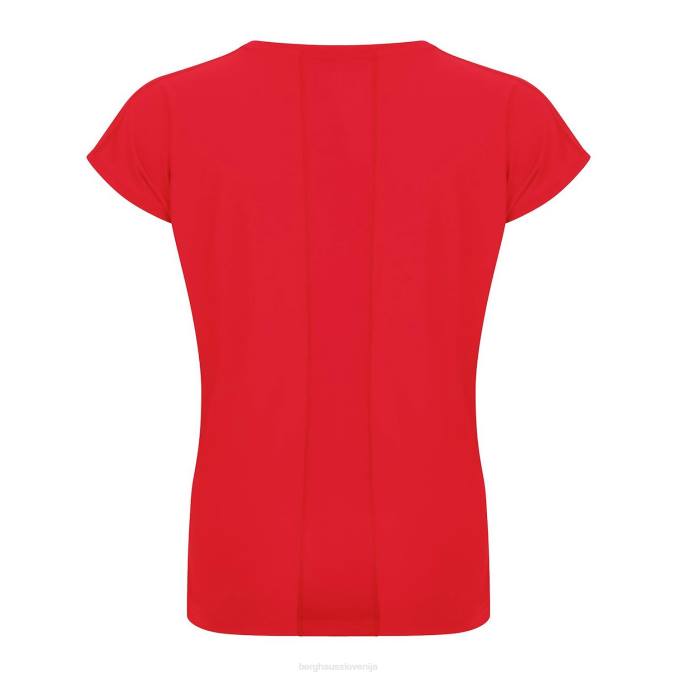 Berghaus ženske nesna podloga s kratkimi rokavi 6JTH519 oblačila rdeča