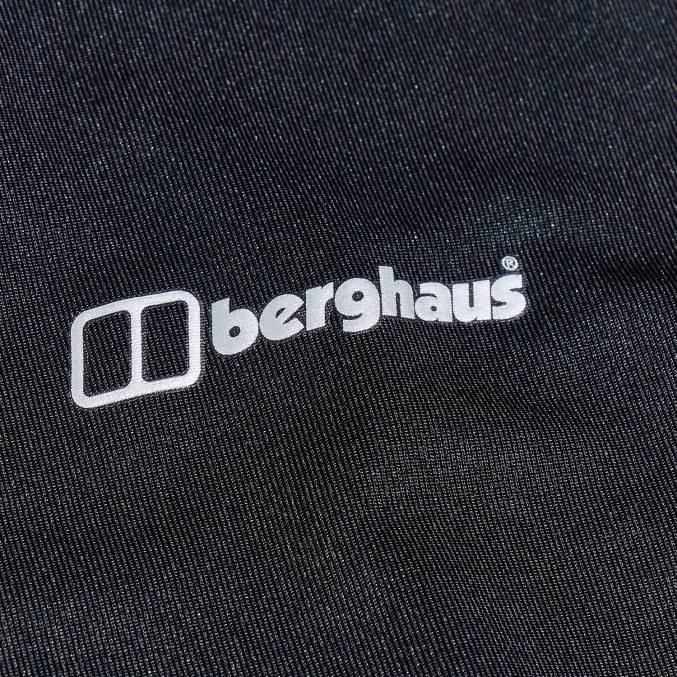 Berghaus ženske voyager tech majica z dolgimi rokavi 6JTH510 oblačila temno siva/črna