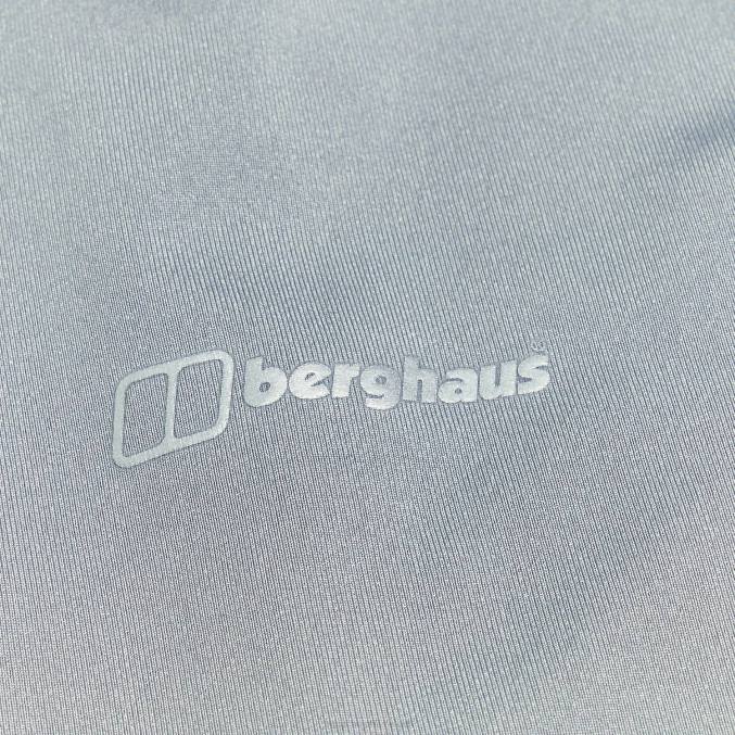 Berghaus ženske voyager tech majica z dolgimi rokavi 6JTH512 oblačila siva