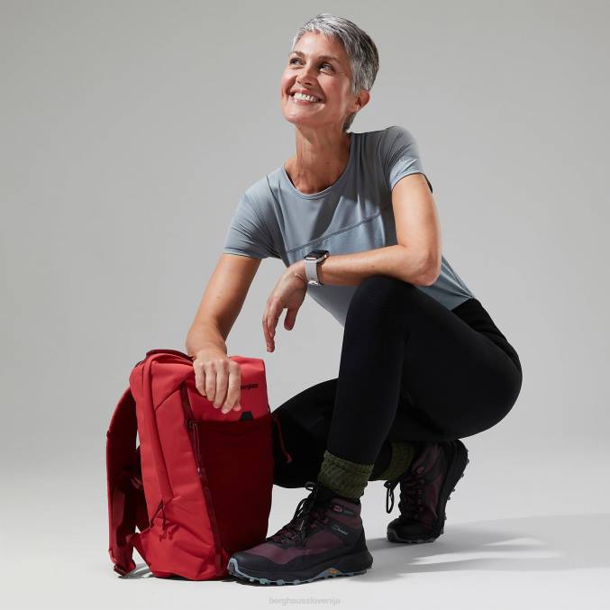 Berghaus ženske voyager tech tee super stretch crew 6JTH515 oblačila siva/svetlo siva